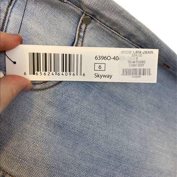 ❤️Host Pick ❤️ TRIBAL Skyway Wide Leg Jeans NWT - Picture 6 of 10